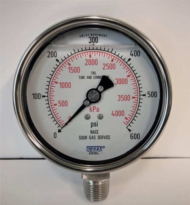 Rental store for 4  Gauge, 1 2  BM 600 PSI in Edmonton AB