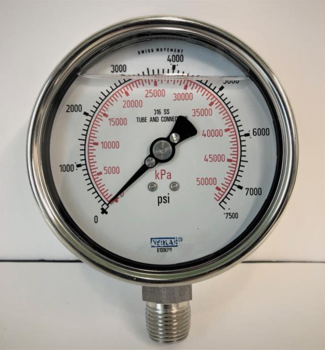 Rental store for 4  Gauge, 1 2  BM 7,500 PSI in Edmonton AB