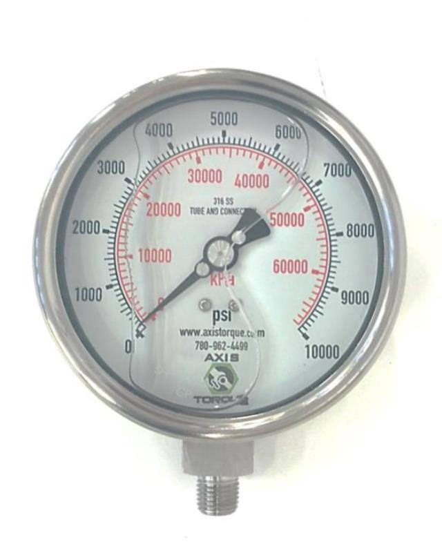 Rental store for 4  Gauge, 1 4  BM 10,000 PSI - Axis in Edmonton AB